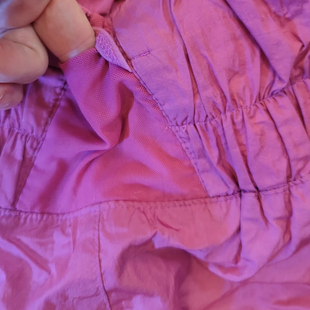 FP Nylon running shorts hot pink fuscia with back mesh pocket "The Way" Movement - Picture 6 of 8
